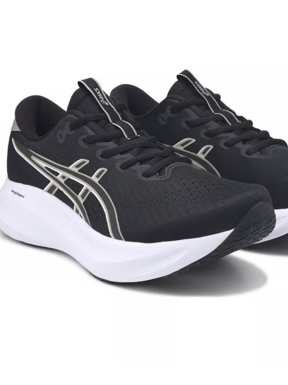 ASICS GEL-Excite 11 running shoes in the black and meteor grey